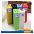 AWC013 18650 LED display with torch colorful 2600mah perfume power bank